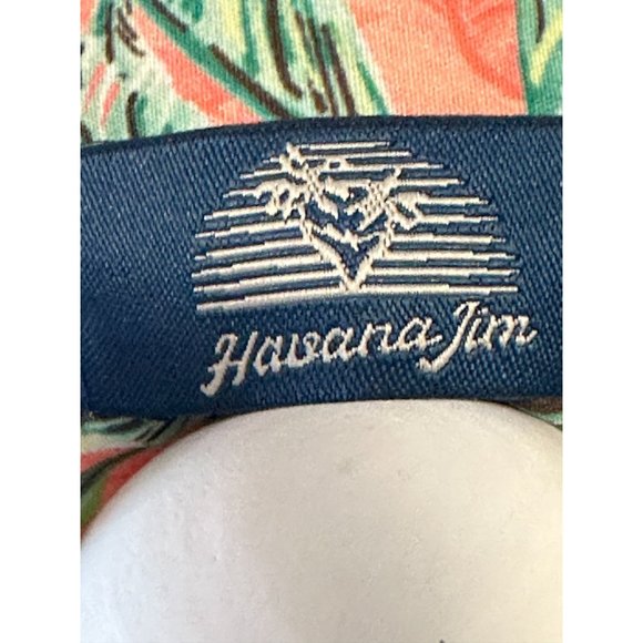 Caribbean Hawaiian Men Tropical Shirt Coral Parrot Palm Trees Button Casual NEW - Picture 3 of 7